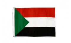 Flagge mit Hohlsaum Sudan