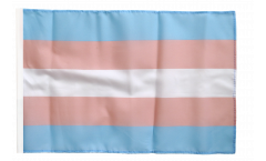 Flagge mit Hohlsaum Transgender Pride