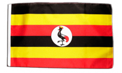 Flagge mit Hohlsaum Uganda