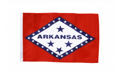 Flagge mit Hohlsaum USA Arkansas