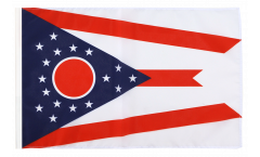 Flagge mit Hohlsaum USA Ohio