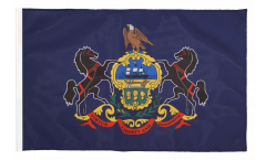 Flagge mit Hohlsaum USA Pennsylvania