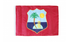 Flagge mit Hohlsaum West Indies