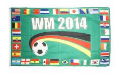 Flagge WM 2014 32 Länder