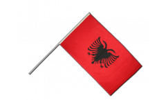 Stockflagge Albanien