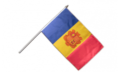 Stockflagge Andorra