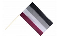 Stockflagge Asexuell