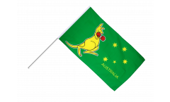 Stockflagge Australien Känguruh