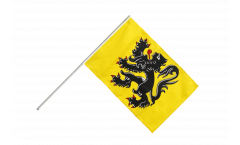 Stockflagge Belgien Flandern