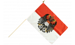 Stockflagge Deutschland Stadt Köln mit großem Wappen