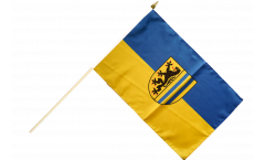 Stockflagge Deutschland Stadt Leipzig