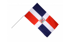 Stockflagge Dominikanische Republik