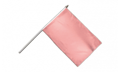 Stockflagge Einfarbig Pink