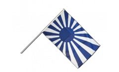 Stockflagge Fanflagge blau weiß