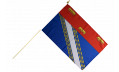 Stockflagge Frankreich Ardennes