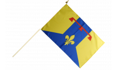 Stockflagge Frankreich Bouches-du-Rhône