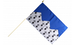 Stockflagge Frankreich Côtes-d'Armor