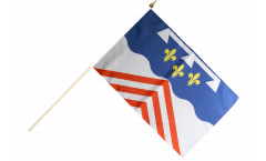 Stockflagge Frankreich Eure-et-Loir