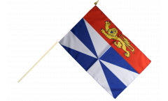 Stockflagge Frankreich Gironde