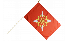 Stockflagge Frankreich Haute-Garonne