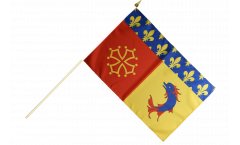 Stockflagge Frankreich Hautes-Alpes