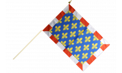 Stockflagge Frankreich Indre-et-Loire