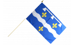 Stockflagge Frankreich Loiret