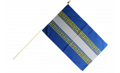 Stockflagge Frankreich Marne