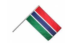 Stockflagge Gambia