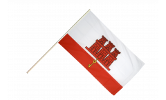 Stockflagge Gibraltar