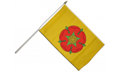 Stockflagge Großbritannien Lancashire neu