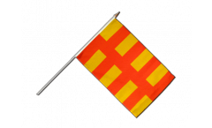 Stockflagge Großbritannien Northumberland