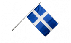 Stockflagge Großbritannien Shetlandinseln