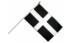 Stockflagge Großbritannien St. Piran Cornwall
