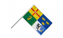 Stockflagge Irland 4 Provinzen