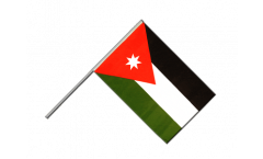Stockflagge Jordanien