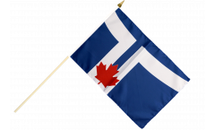 Stockflagge Kanada Stadt Toronto