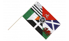Stockflagge Keltische Nationen Pankeltisch
