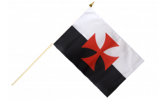 Stockflagge Kreuzritter Kreuz