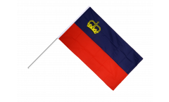Stockflagge Liechtenstein