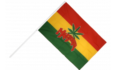 Stockflagge Marijuana