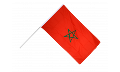 Stockflagge Marokko