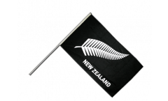 Stockflagge Neuseeland Feder All Blacks