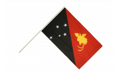 Stockflagge Papua-Neuguinea