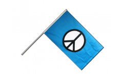 Stockflagge Peace-Symbol