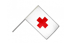 Stockflagge Rotes Kreuz
