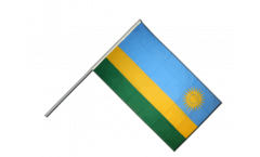 Stockflagge Ruanda