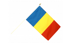 Stockflagge Rumänien