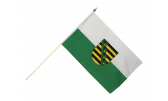Stockflagge Sachsen