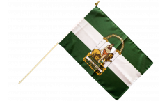 Stockflagge Spanien Andalusien